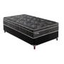 Imagem de Conjunto Box Solteiro: Colchão Molas Paropas MasterPocket Ensacadas Privilege + Base CRC Suede Black(88x188x25)