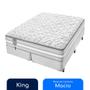 Imagem de Conjunto Box Super King Molas Ensacadas Americanflex Bed Gel 193x203x73cm