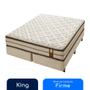 Imagem de Conjunto Box Super King Molas Ensacadas Americanflex Resiste Plus Double Face II 193x203x72cm