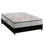 Imagem de Conjunto Box Viúva: Colchão Espuma D Angelis Anjos D33 Orthosono + Base CRC Suede Black (128x188)