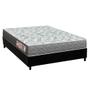 Imagem de Conjunto Box Viúva: Colchão Espuma Orthoflex D23 ComfortPedic + Base CRC Suede Black (128x188)