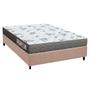 Imagem de Conjunto Box Viúva: Colchão Espuma Orthoflex D33 ComfortPedic Line Black + Base CRC Suede Clean (128x188)