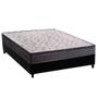 Imagem de Conjunto Box Viúva: Colchão Espuma Ortobom D20 Physical Super Hiper Resistente 20 + Base CRC Suede Black (128x188)