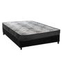 Imagem de Conjunto Box Viúva: Colchão Espuma Paropas D45 Pasquale Wave Black + Base CRC Suede Black (128x188)