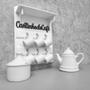 Imagem de Conjunto bule cantinho do café provençal com açucareiro porcelana