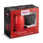 Imagem de Conjunto Bule Vermelho Térmico Garrafa 700ml + Suporte Filtro De Café Preto