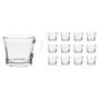Imagem de Conjunto C/12 Xícaras De Chá Vidro 165ml Transp. Praticasa