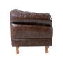 Imagem de Conjunto c/ 2 Poltronas Chesterfield Duque Para Sala, Tv, Estar, Recepção, Barbearia , Decoração - Corano Marrom