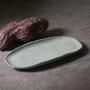 Imagem de CONJUNTO C/ 4 TRAVESSAS OVAL RASA PEQUENA ORGÂNICO PISTACHE 23x11 CM