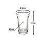 Imagem de Conjunto C/6 Copos Shot Dose Verona Vidro Bebida 40mL