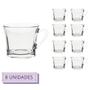 Imagem de Conjunto C/8 Xícaras De Chá Vidro 165ml Transp. Praticasa