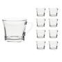 Imagem de Conjunto C/8 Xícaras De Chá Vidro 165ml Transp. Praticasa
