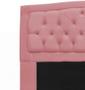 Imagem de Conjunto cabeceira box casal 140cm costa rica + recamier barcelona suede rosa