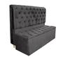 Imagem de Conjunto Cabeceira + Recamier Baú Imperial Para Cama Box Solteiro - Suede - Sv Decor