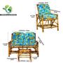 Imagem de Conjunto Cadeiras de Bambu + Mesa Para Sala e Área Externa T3