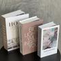 Imagem de Conjunto Caixa Porta Objetos/Livro Decorativa Luxo - Home