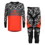 Imagem de Conjunto Calça + Camisa Army Racing Patriot Jr Infantil Motocross Enduro Trilha Bmx Laranja