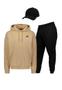 Imagem de Conjunto Calça E Blusa De Moletom Com Boné De Aba Curva
