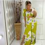 Imagem de Conjunto calça pantalona com croped