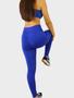 Imagem de Conjunto Calças Leggings Lisa + Top Esportivo Básico Alcinha