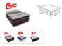 Imagem de Conjunto Cama Box Baú Casal Viúva + Colchão de Molas Castor Class  128x188x67 - Ideal para Quartos Estreitos 