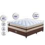Imagem de Conjunto Cama Box Casal (Colchão + Box) de Molas Ensacadas Cama inBox Smart 138x188x60 Bege 