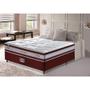 Imagem de Conjunto Cama Box Casal de Molas Ensacadas D33 Cama inBox Select Firme 138x188x70 Vinho