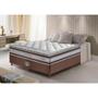 Imagem de Conjunto Cama Box Casal de Molas Ensacadas D33 com Pillow TOP Cama inBox Select 138x188x70 Café