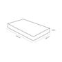 Imagem de Conjunto Cama Box Colchão Iso D45 Solteiro Ortobom Marrom/Branco