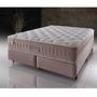 Imagem de Conjunto Cama Box + Colchão King Richesse Molas Ensacadas 193x203x73cm Rosa - Megasul
