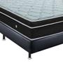 Imagem de Conjunto Cama Box Cori com Colchão Super King Molas Ensacadas Elegant (28x193x203) Preto