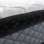 Imagem de Conjunto Cama Box Espuma Chicago Cinza Casal 138x188x57