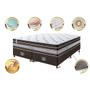 Imagem de Conjunto Cama Box King de Molas Ensacadas Cama inBox Select Euro Soft 193x203x71 Café
