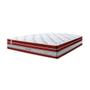 Imagem de Conjunto Cama Box King de Molas Ensacadas Cama inBox Select Euro Soft 193x203x71 Vermelho