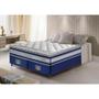Imagem de Conjunto Cama Box King de Molas Ensacadas D33 com Pillow TOP Cama inBox Select 193x203x70 Azul