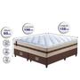Imagem de Conjunto Cama Box Queen (Colchão + Box) de Molas Ensacadas Cama inBox Smart 158x198x60 Bege 