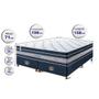 Imagem de Conjunto Cama Box Queen de Molas Ensacadas Cama inBox Select Euro Soft 158x198x71 Azul