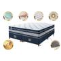 Imagem de Conjunto Cama Box Queen de Molas Ensacadas Cama inBox Select Euro Soft 158x198x71 Azul