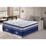 Imagem de Conjunto Cama Box Queen de Molas Ensacadas D33 Cama inBox Select Firme 158x198x70 Azul