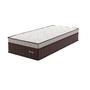 Imagem de Conjunto Cama Box Solteiro Com Molas Ensacadas 88x188x69cm Marrom