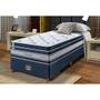 Imagem de Conjunto Cama Box Solteiro de Molas Ensacadas Cama inBox Select Euro Soft 88x188x71 Azul