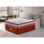 Imagem de Conjunto Cama Box Solteiro de Molas Ensacadas D33 Cama inBox Select Firme 88x188x70 Vermelho