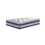 Imagem de Conjunto Cama Box Solteiro de Molas Ensacadas D33 com Pillow TOP Cama inBox Select 88x188x70 Azul