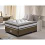 Imagem de Conjunto Cama Box Solteiro de Molas Ensacadas D33 com Pillow TOP Cama inBox Select 88x188x70 Café