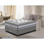 Imagem de Conjunto Cama Box Solteiro de Molas Ensacadas D33 com Pillow TOP Cama inBox Select 88x188x70 Cinza