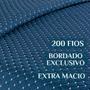 Imagem de Conjunto Cama King Size Colcha Melody 200 Fios Bordada -RAVENA