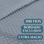 Imagem de Conjunto Cama King Size Colcha Melody 200 Fios Bordada -RAVENA