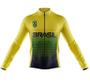 Imagem de Conjunto Camisa Bike Brasil Longo C/ Calça Espuma Refletivo