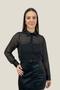 Imagem de Conjunto camisa chiffon + top resinado