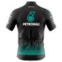 Imagem de Conjunto Camisa Ciclismo Petronas Pai E Filho Esportiva Bike Uv Mtb